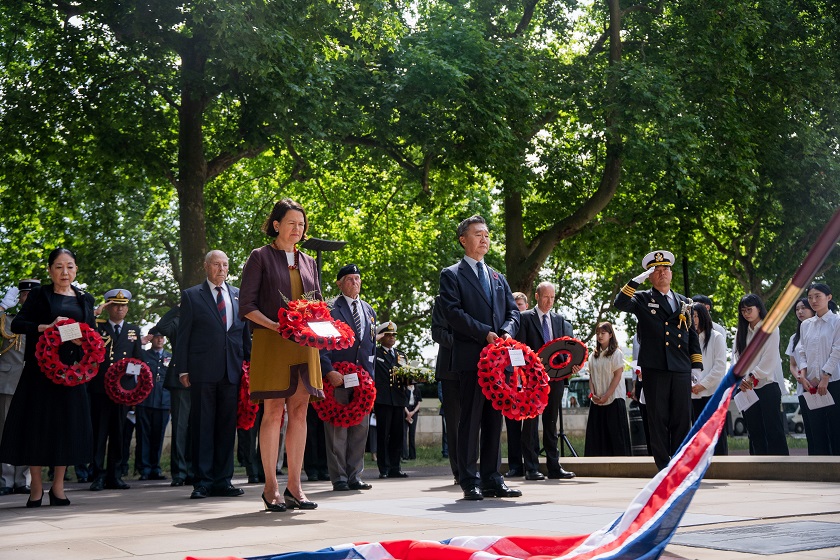 주영 한국대사관, 6.25전쟁 발발 75주년 추모행사 개최